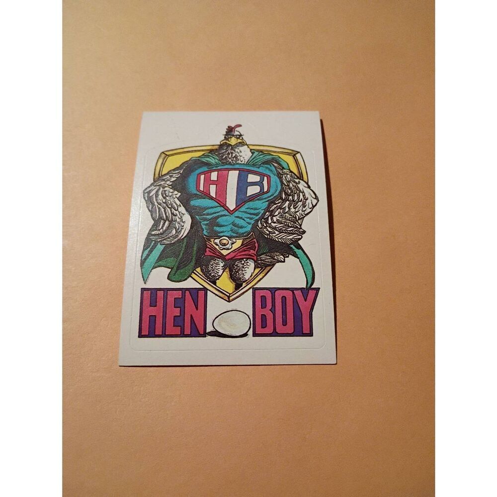 1983 General Mills Zero Heroes Trading Card Sticker Card Vintage #13